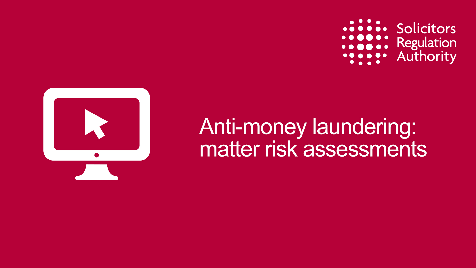 Sra Anti Money Laundering Matter Risk Assessments Solicitors